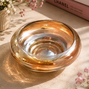 Round Bowl Gold  - 500 ml