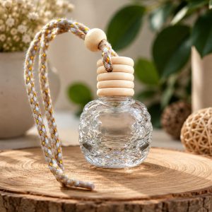 Car Perfume Hanging Bottle – Beige Cap - 10 Ml