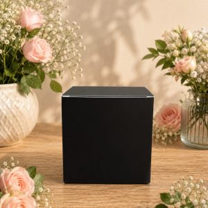 Black SBS Box - 300 GSM - 3*3*3 Inch - 50 Pcs