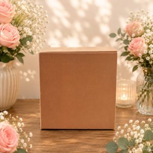Brown SBS Box - 300 GSM - 3*3*3 Inch - 50 Pcs