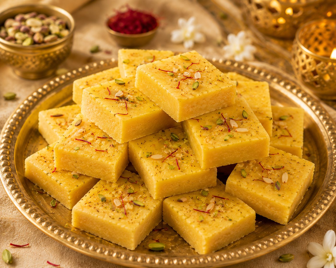 Kesar Burfi