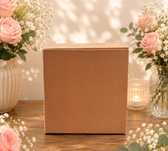 Brown SBS Box – 300 GSM – 3*3*3 Inch – 50 Pcs