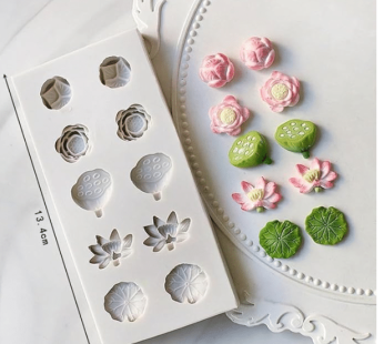 LOTUS FLOWER 10 CAVITY MOULD