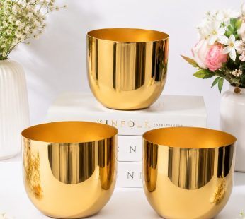 Gold Shine Metal Jar – 230 ml