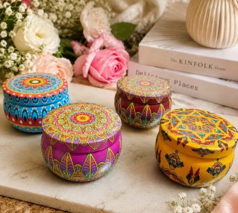 Festive Mandala tins – 150 ml