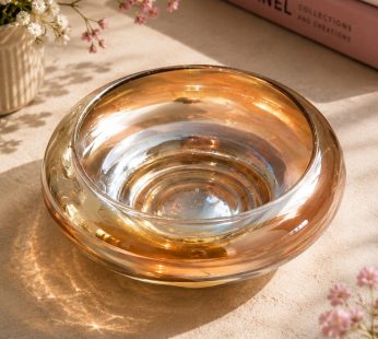 Round Bowl Gold  – 500 ml