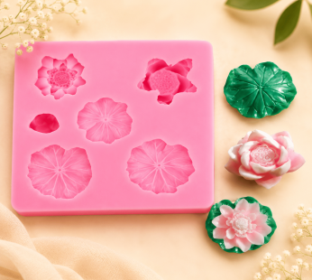 LOTUS POND 6 CAVITY MOULD